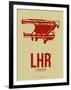 Lhr London Poster 1-NaxArt-Framed Art Print