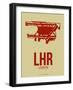 Lhr London Poster 1-NaxArt-Framed Art Print