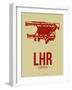 Lhr London Poster 1-NaxArt-Framed Art Print