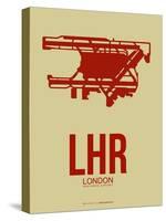 Lhr London Poster 1-NaxArt-Stretched Canvas