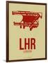 Lhr London Poster 1-NaxArt-Framed Art Print