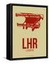 Lhr London Poster 1-NaxArt-Framed Stretched Canvas