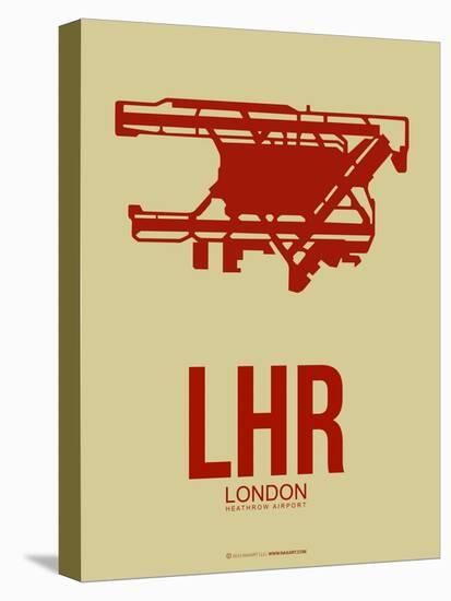 Lhr London Poster 1-NaxArt-Stretched Canvas