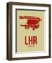 Lhr London Poster 1-NaxArt-Framed Premium Giclee Print