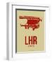 Lhr London Poster 1-NaxArt-Framed Premium Giclee Print