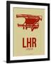 Lhr London Poster 1-NaxArt-Framed Art Print