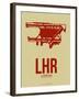 Lhr London Poster 1-NaxArt-Framed Art Print