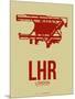 Lhr London Poster 1-NaxArt-Mounted Art Print