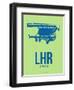 Lhr London Poster 2-NaxArt-Framed Art Print