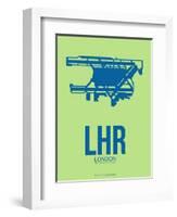 Lhr London Poster 2-NaxArt-Framed Art Print