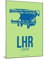 Lhr London Poster 2-NaxArt-Mounted Art Print