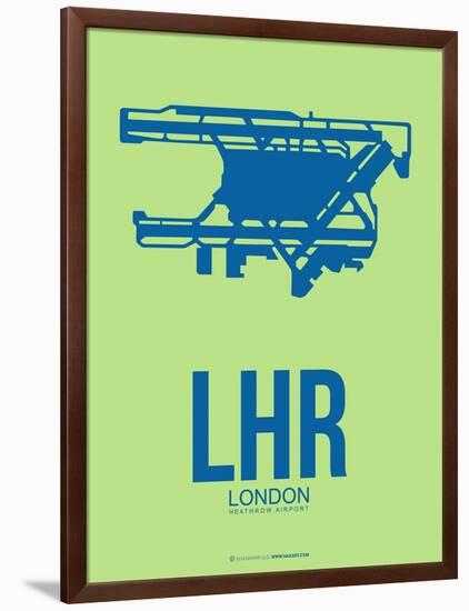 Lhr London Poster 2-NaxArt-Framed Art Print