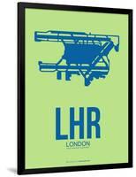 Lhr London Poster 2-NaxArt-Framed Art Print