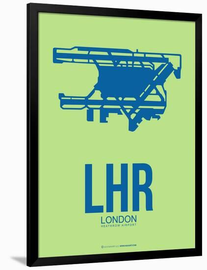 Lhr London Poster 2-NaxArt-Framed Art Print