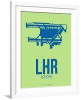 Lhr London Poster 2-NaxArt-Framed Art Print