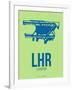 Lhr London Poster 2-NaxArt-Framed Art Print