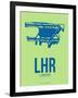 Lhr London Poster 2-NaxArt-Framed Art Print