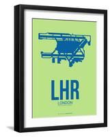 Lhr London Poster 2-NaxArt-Framed Art Print