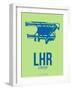 Lhr London Poster 2-NaxArt-Framed Art Print