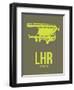 Lhr London Poster 3-NaxArt-Framed Art Print