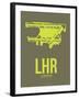 Lhr London Poster 3-NaxArt-Framed Art Print