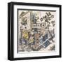 Li Bai Writing Poems-Li Bai xie Shi-Framed Art Print