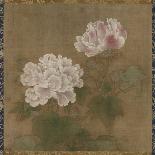 Red Hibiscuses (Set of Two Hanging Scroll), 1197-Li Di-Laminated Giclee Print