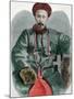 Li Hongzhang (1823-1901). Politician of the Late Qing Empire. Engraving, 1892. Colored.-Tarker-Mounted Photographic Print