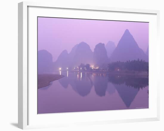 Li Jiang (Li River), Yangshuo, Guangxi Province, China, Asia-Jochen Schlenker-Framed Photographic Print