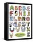 Li'l Animals of Alphabet Island-Ron Magnes-Framed Stretched Canvas