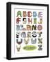 Li'l Animals of Alphabet Island-Ron Magnes-Framed Giclee Print