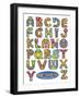 Li'l Monsters of Alphabet Universe-Ron Magnes-Framed Giclee Print