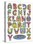 Li'l Monsters of Alphabet Universe-Ron Magnes-Stretched Canvas