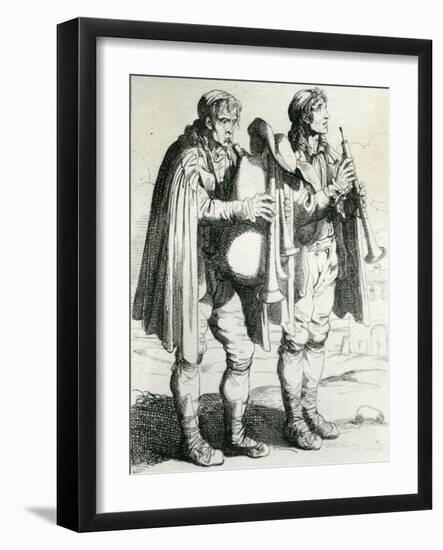 Li Pifferari, 1810-Bartolomeo Pinelli-Framed Premium Giclee Print