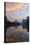 Li River at sunrise, near Xingping, China-Adam Jones-Stretched Canvas