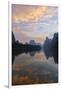 Li River at sunrise, near Xingping, China-Adam Jones-Framed Photographic Print