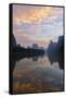 Li River at sunrise, near Xingping, China-Adam Jones-Framed Stretched Canvas