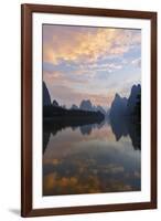 Li River at sunrise, near Xingping, China-Adam Jones-Framed Photographic Print