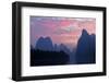 Li River at sunrise, near Xingping, China.-Adam Jones-Framed Photographic Print