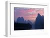 Li River at sunrise, near Xingping, China.-Adam Jones-Framed Photographic Print