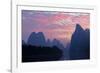 Li River at sunrise, near Xingping, China.-Adam Jones-Framed Photographic Print