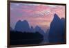 Li River at sunrise, near Xingping, China.-Adam Jones-Framed Photographic Print