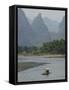 Li River, Guilin, Guangxi Province, China, Asia-Angelo Cavalli-Framed Stretched Canvas