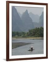 Li River, Guilin, Guangxi Province, China, Asia-Angelo Cavalli-Framed Photographic Print