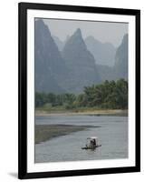 Li River, Guilin, Guangxi Province, China, Asia-Angelo Cavalli-Framed Photographic Print