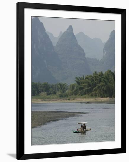 Li River, Guilin, Guangxi Province, China, Asia-Angelo Cavalli-Framed Photographic Print