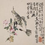 A Page (Dragonfly) from Flowers and Bird, Vegetables and Fruits-Li Shan-Giclee Print