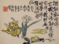 A Page (Flowers) from Flowers and Bird, Vegetables and Fruits-Li Shan-Stretched Canvas