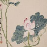 A Page (Flowers) from Flowers and Bird, Vegetables and Fruits-Li Shan-Laminated Giclee Print