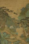 A Scholar Listening to a Waterfall-Li Shizuo-Mounted Giclee Print